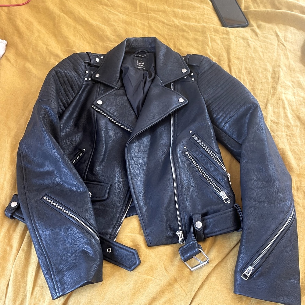 Zara Vegan Leather Jacket